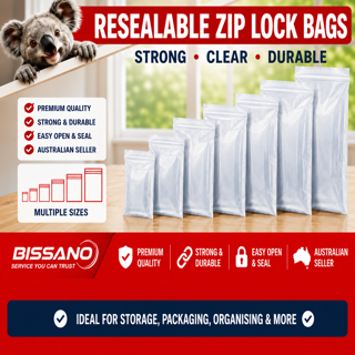 Picture of Resealable Clear Plastic Zip Lock Bags
